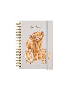 Wrendale Designs 'Highland Cow' Highland Cow Notebook